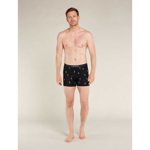 Icebreaker Merino 150 Anatomica Ski Day Boxare Svart S Man