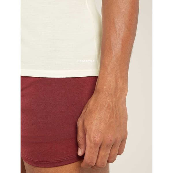 Icebreaker Merino 150 Anatomica Kortärmad Baslager Vit XL Man
