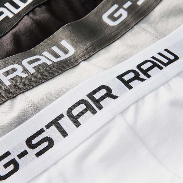 G-star Classic Boxare 3 Enheter Vit,Svart,Grå S Man