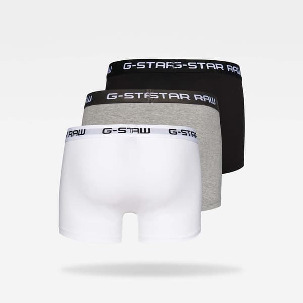 G-star Classic Boxare 3 Enheter Vit,Svart,Grå S Man