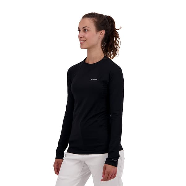 Columbia Midweight Stretch Langærmet Baselayer Sort XS Kvinde