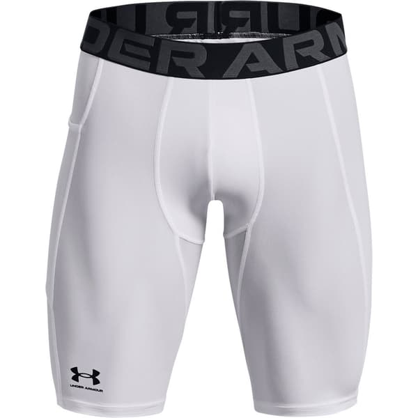 Under Armour Heatgear Compression Long Baselag Shorts Hvid 2XL / Regular Mand