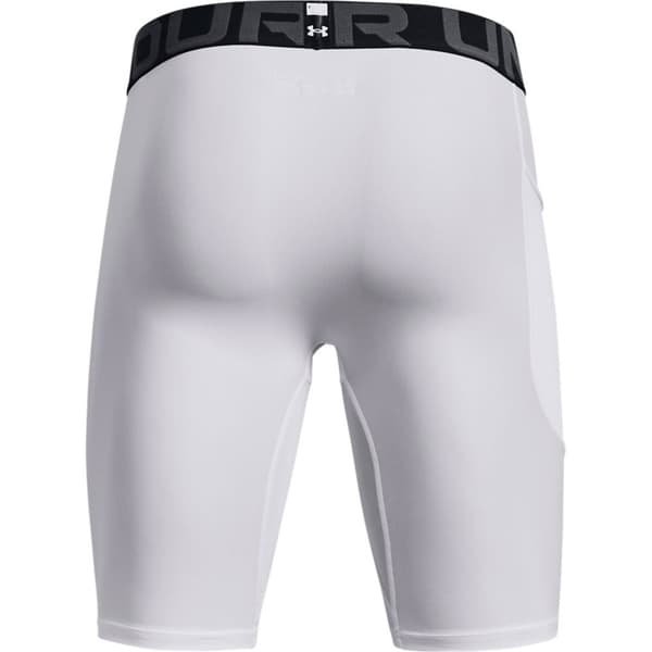 Under Armour Heatgear Compression Long Baselag Shorts Hvid 2XL / Regular Mand