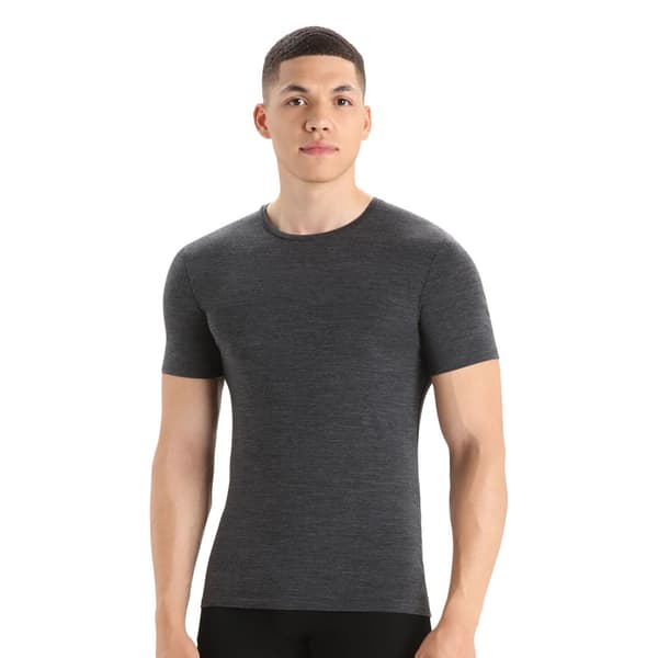 Icebreaker Merino 150 Anatomica Kortærmet Baselayer Grå M Mand