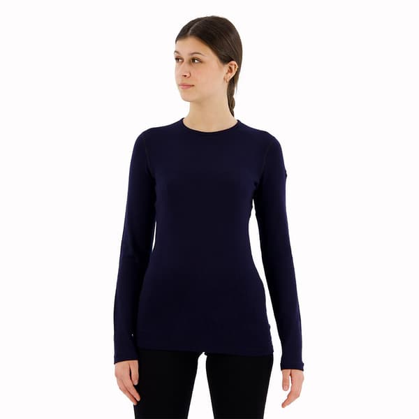 Icebreaker 260 Tech Crew Merino Langærmet Baselayer Blå XS Kvinde