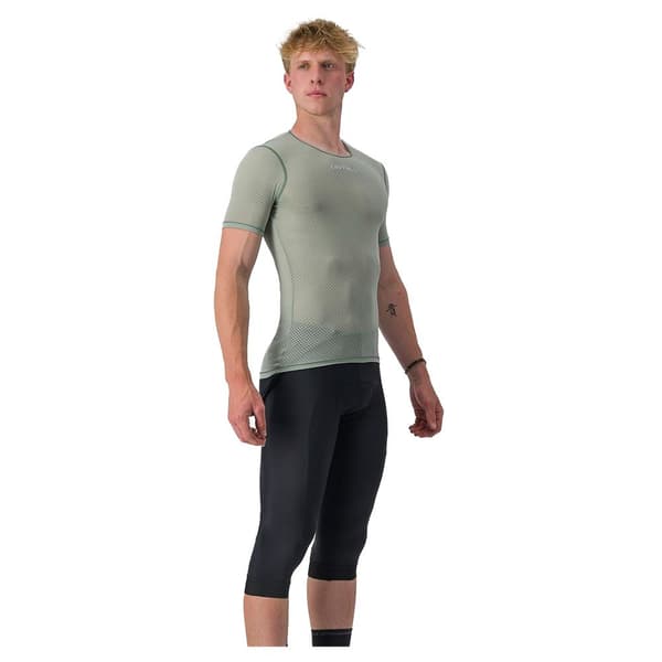 Castelli Pro Mesh 2.0 Lyhythihainen Aluspaita Vihreä S Mies