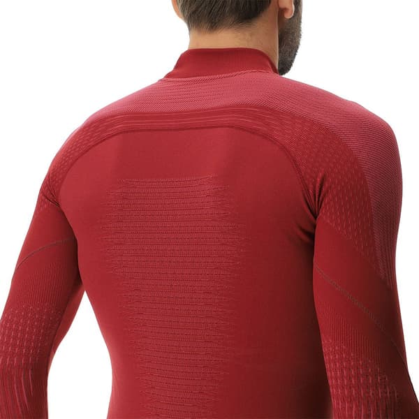 Uyn Evolutyon Turtle Neck Langærmet Baselayer Rød L / XL Mand