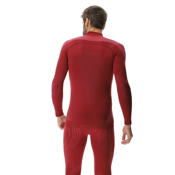 Uyn Evolutyon Turtle Neck Langærmet Baselayer Rød L / XL Mand