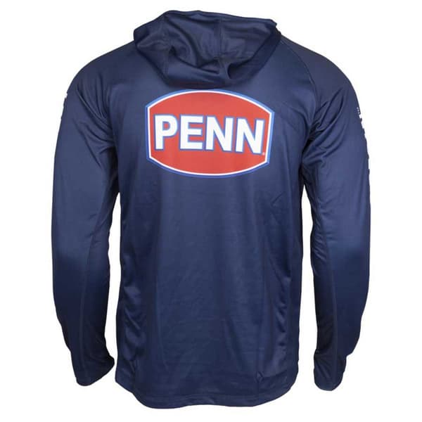 Penn Pro Hooded Langærmet Baselayer Blå L Mand