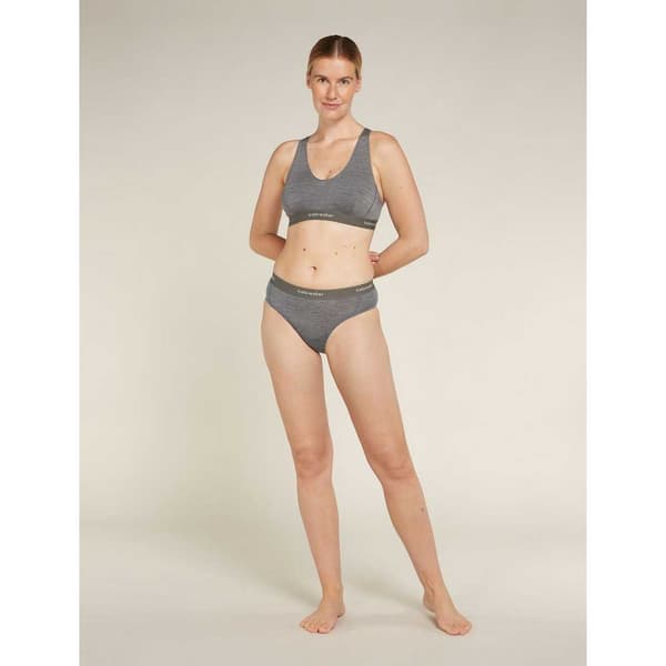 Icebreaker Merino 125 Cool-lite Sprite Hipster Trusser Grå S Kvinde