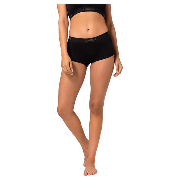Super.natural Tundra 175 Boyfriend Boxers 2 Enheter Svart M Kvinna