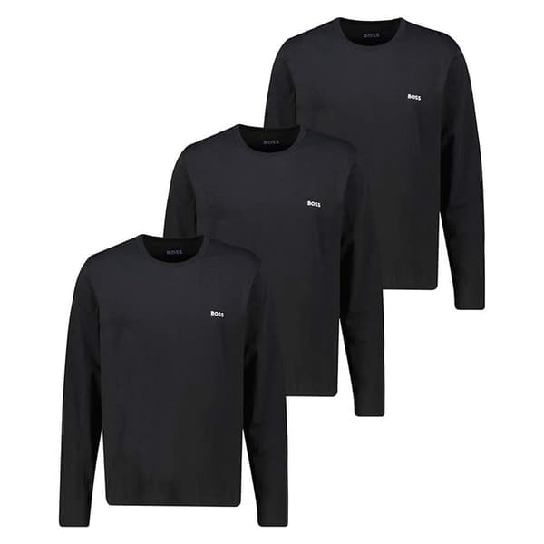 Boss Classic 10243514 01 Långärmad Baslager 3 Enheter Svart M Man