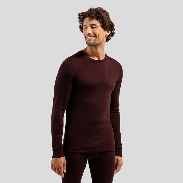 Odlo Merino 200 Pitkähihainen Aluspaita Ruskea L Mies