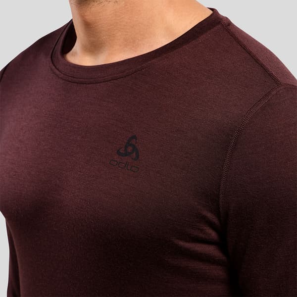 Odlo Merino 200 Långärmad Baslager Brun XL Man