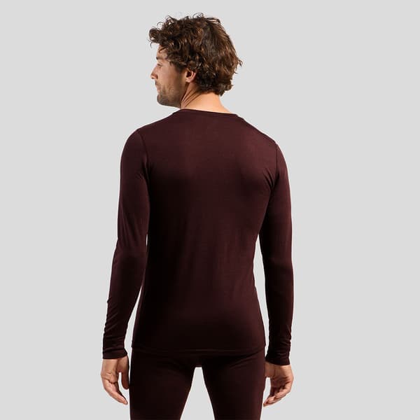 Odlo Merino 200 Långärmad Baslager Brun XL Man