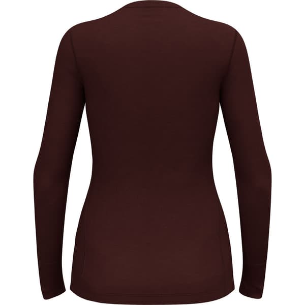 Odlo Merino 200 Langærmet Baselayer Brun M Kvinde