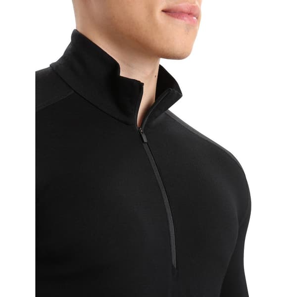 Icebreaker Merino 260 Tech Långärmad Baslager Svart XL Man