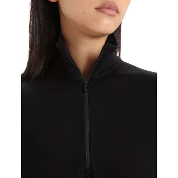 Icebreaker Merino 260 Tech Langærmet Baselayer Sort XL Kvinde
