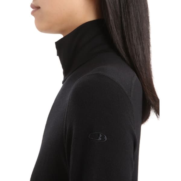 Icebreaker Merino 260 Tech Langærmet Baselayer Sort XL Kvinde