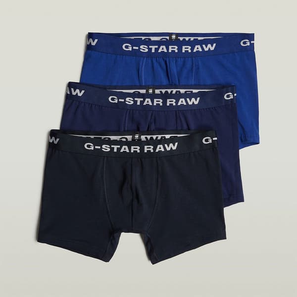 G-star D23773-d516 Boxers 3 Enheter Blå S Man