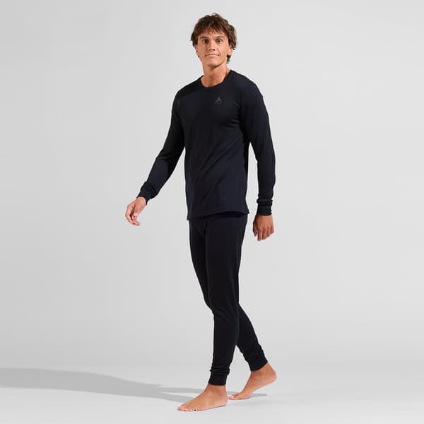 Odlo Merino 200 Pitkähihainen Aluspaita Musta XL Mies