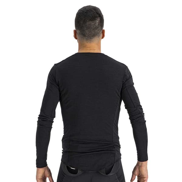 Sportful Merino Layer Tee Langærmet Baselayer Sort 2XL Mand