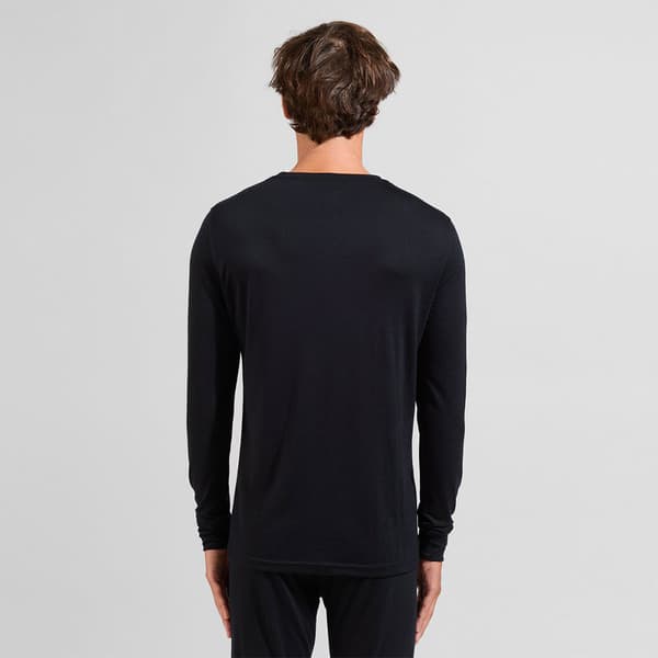 Odlo Merino 200 Långärmad Baslager Svart S Man