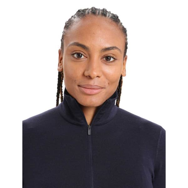 Icebreaker Merino 260 Tech Langærmet Baselayer Sort L Kvinde