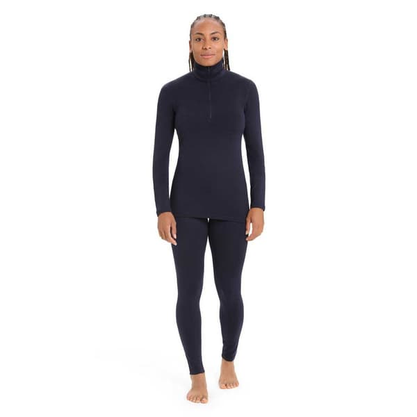 Icebreaker Merino 260 Tech Langærmet Baselayer Sort L Kvinde