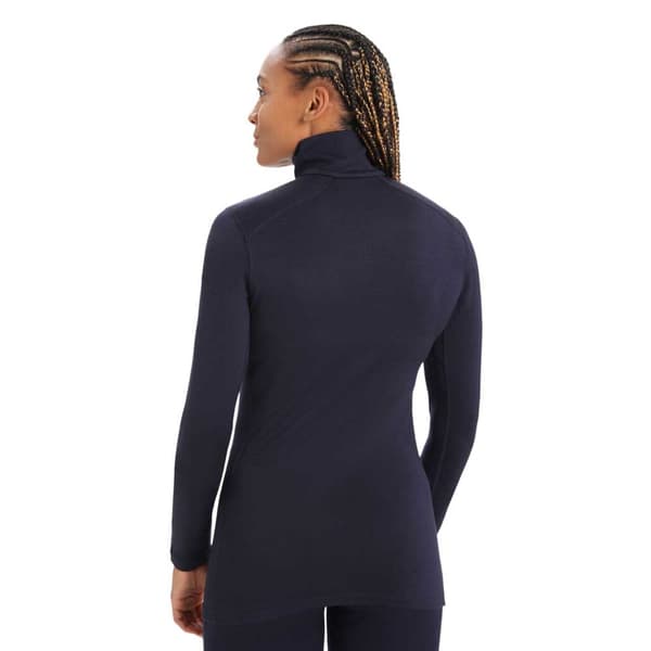 Icebreaker Merino 260 Tech Langærmet Baselayer Sort L Kvinde