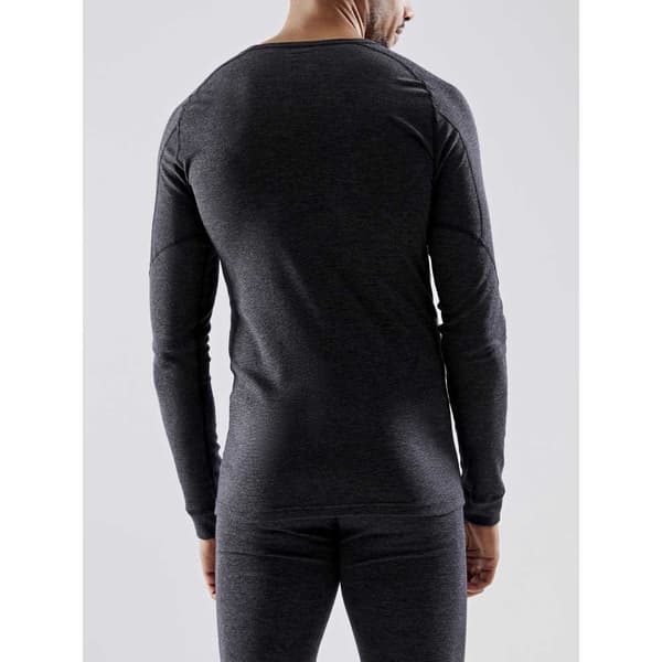 Craft Core Wool Merino Langærmet Baselayer Sort 2XL Mand