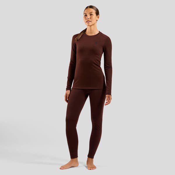 Odlo Merino 200 Baslagerbyxor Brun S Kvinna