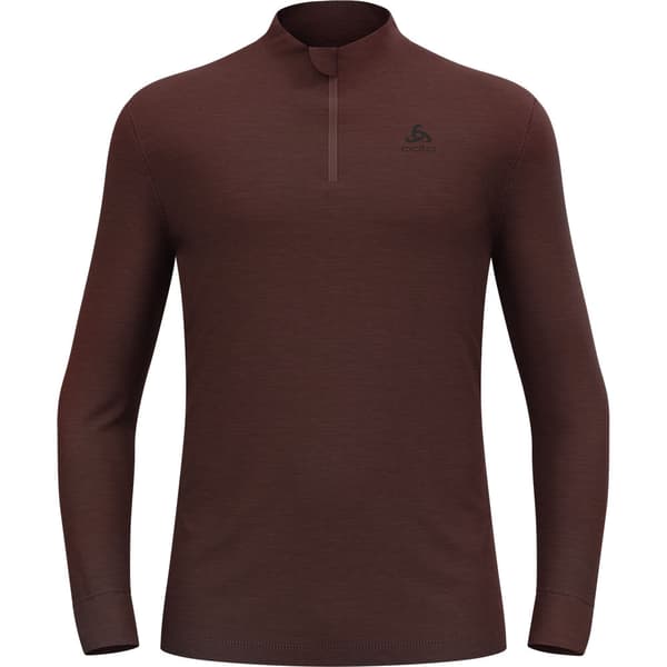 Odlo Merino 2 Långärmad Baslager Brun L Man