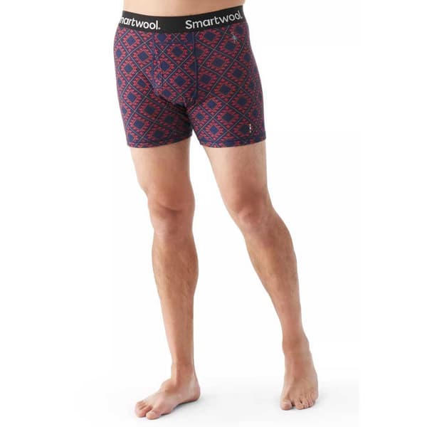 Smartwool Merino Print Brief Boxers Blå 2XL Mand