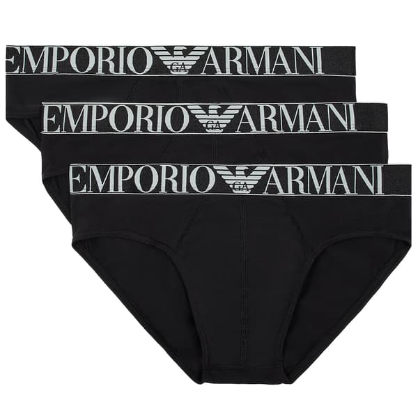 Emporio Armani 111734-4f726 Boxers 3 Enheder Sort 2XL Mand