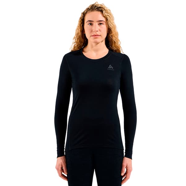 Odlo Merino 200 Långärmad Baslager Svart XS Kvinna