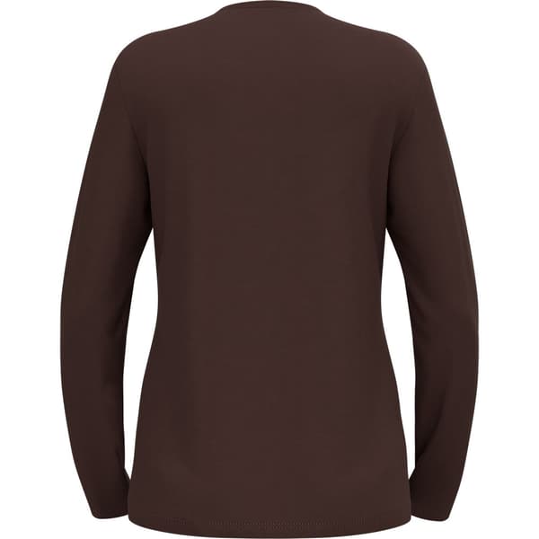 Odlo Merino 200 Pocket Långärmad Baslager Brun M Kvinna