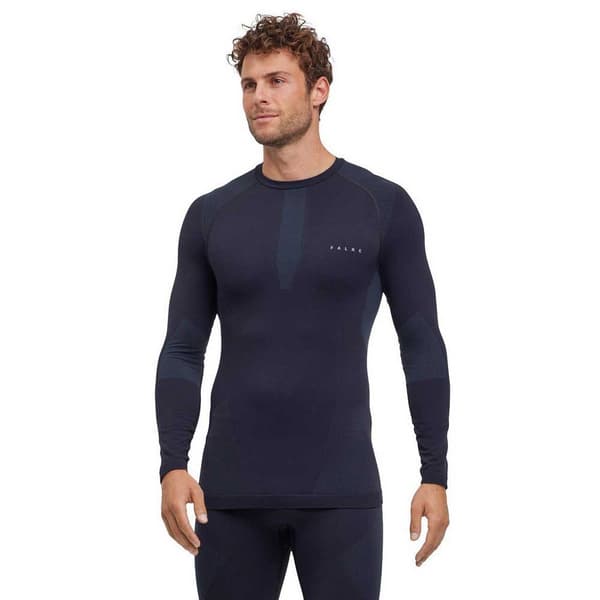Falke Langærmet Baselayer Sort M Mand