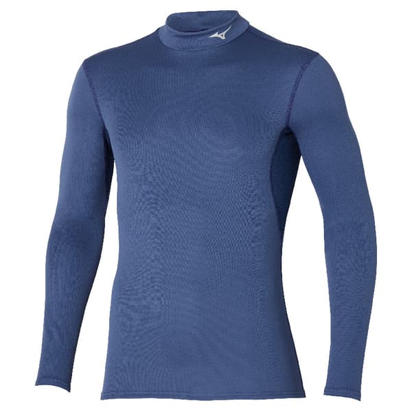 Mizuno Pitkähihainen Aluspaita Sininen XL Mies