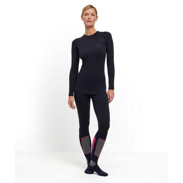 Falke Langærmet Baselayer Sort S Kvinde