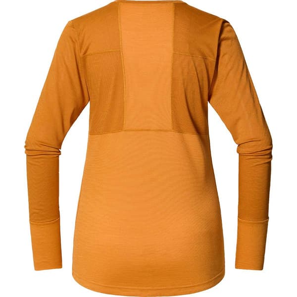 Haglofs Natural Blend Tech Långärmad Baslager Orange S Kvinna