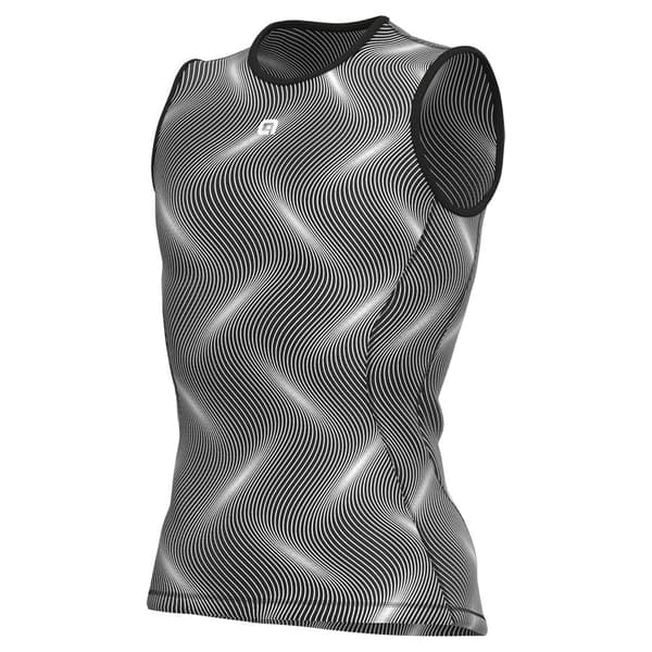 Ale Rift Ærmeløs Baselayer Sort XL-2XL Mand