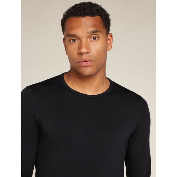 Icebreaker Merino Core Heavyweight Långärmad Baslager Svart L Man