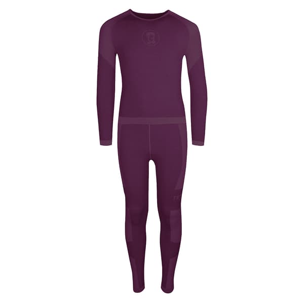 Trollkids Hemsedal Baslager Set Lila 140 cm Pojke