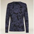 Pikkukuva 3 / 8: Icebreaker Merino 200 Oasis Cloud Dye Pitkähihainen Aluspaita Musta,Harmaa XL Mies