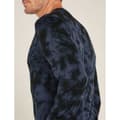 Pikkukuva 4 / 8: Icebreaker Merino 200 Oasis Cloud Dye Pitkähihainen Aluspaita Musta,Harmaa XL Mies
