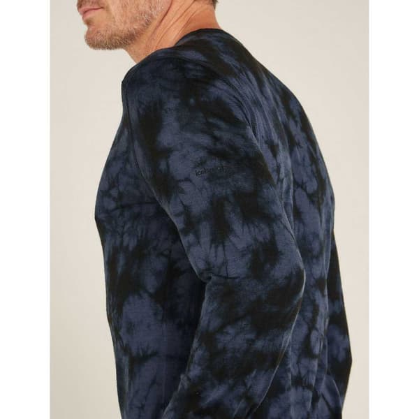 Icebreaker Merino 200 Oasis Cloud Dye Pitkähihainen Aluspaita Musta,Harmaa XL Mies