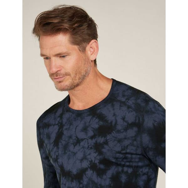 Icebreaker Merino 200 Oasis Cloud Dye Pitkähihainen Aluspaita Musta,Harmaa XL Mies
