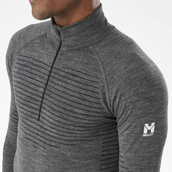 Millet Drynamic Warm Pitkähihainen Aluspaita Harmaa L-XL Mies