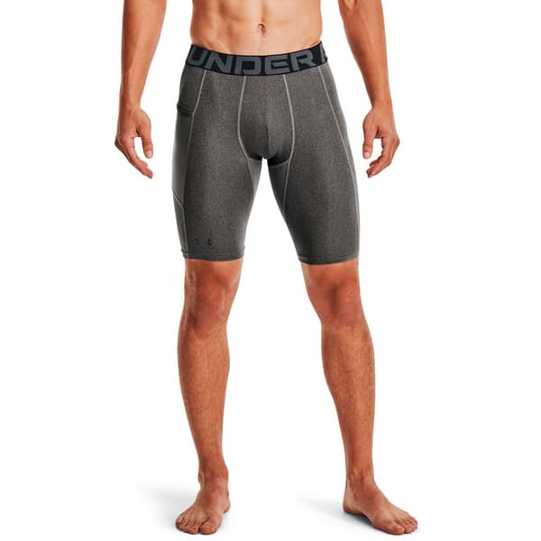 Under Armour Heatgear Compression Long Pohjakerroksen Shortsit Harmaa S / Regular Mies